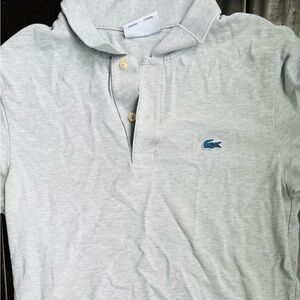 Lacoste gray polo